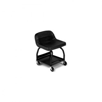 Whiteside Mfg 48005 Adjustable Height Red Heavy Duty Padded Shop Seat 