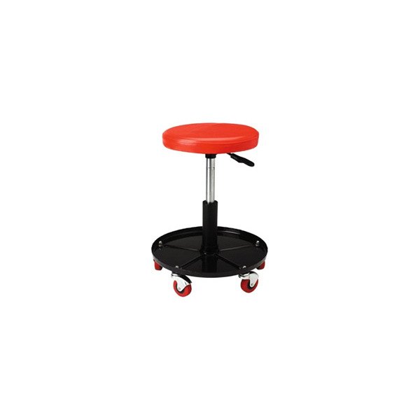 Whiteside® - 300 lb Round Creeper Seat with Adjustable Height and Tool Tray