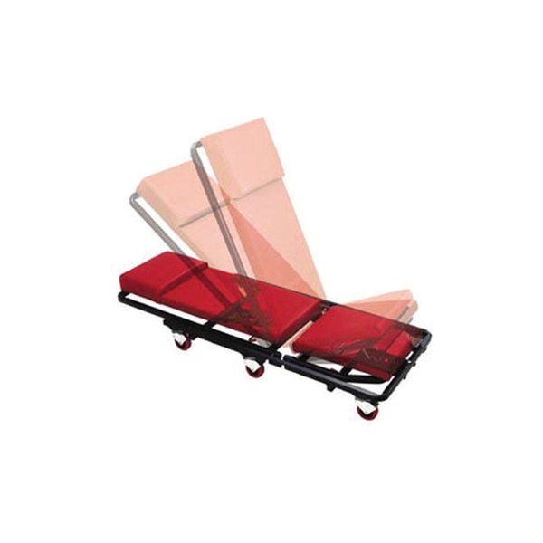 Whiteside® - 570 lb 44" x 3.625" Red Fully Padded Convertible Creeper