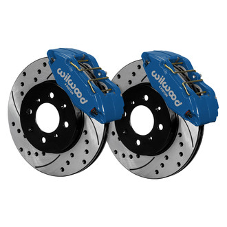 Wilwood® - Street Performance Drilled and Slotted Rotor Forged DynaPro Caliper Brake Kit