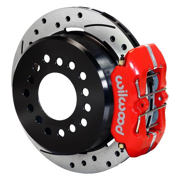 Wilwood® - Street Performance Drilled and Slotted Rotor Forged Dynapro Low-Profile Rear Brake Kit