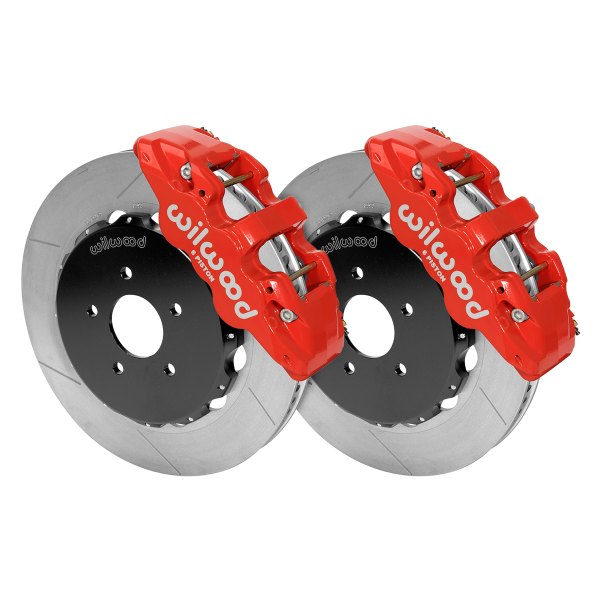 Wilwood® - Street Performance GT Slotted Rotor AERO6 Caliper Front Brake Kit