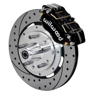 Wilwood® - Street Performance Drilled and Slotted Drum-to-Disc Conversion Brake Kit