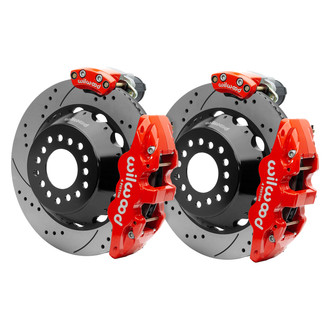 Wilwood® - Street Performance Drilled and Slotted Rotor Forged Narrow Superlite Caliper Brake Kit