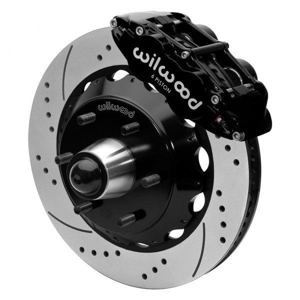 Wilwood® - Street Performance Drilled and Slotted Rotor Forged Narrow Superlite Caliper Front Big Brake Kit