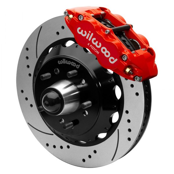 Wilwood® - Street Performance Drilled and Slotted Rotor Narrow Superlite Caliper Front Brake Kit