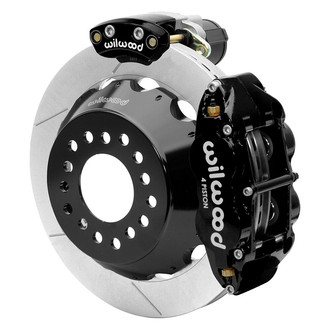 Wilwood® - Street Performance GT Slotted Rotor Forged Narrow Superlite Caliper Brake Kit with Electronic Parking Brake Kit