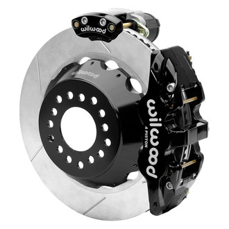 Wilwood® - Street Performance GT Slotted Rotor AERO4 Caliper Big Brake Kit with Electronic Parking Brake Kit