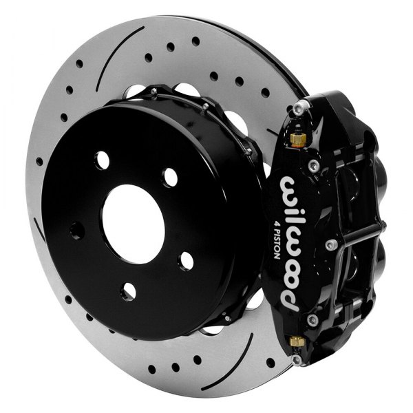 Wilwood® - Street Performance Drilled and Slotted Rotor Narrow Superlite Caliper Rear Brake Kit