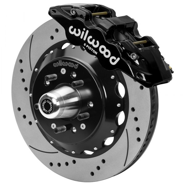 Wilwood® - Street Performance Drilled and Slotted Rotor AERO6 Caliper Front Big Brake Kit