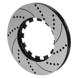 Wilwood® - SRP Drilled and Slotted 1-Piece Driver Side Brake Rotor