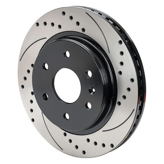 Wilwood® - SRP Drilled and Slotted 1-Piece Passenger Side Brake Rotor