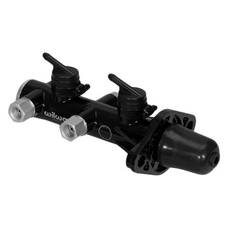 Wilwood® 260-14243-BK - Remote Tandem Master Cylinder