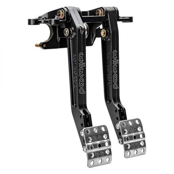Wilwood® - Adjustable Ratio Reverse Swing Mount Tandem Brake and Clutch Pedal