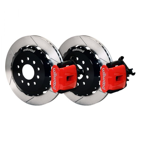 Wilwood® - Combination Parking Slotted Rotor Rear Brake Kit with Parking Brake Assembly
