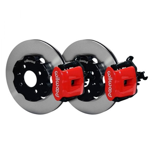 Wilwood® 14010206R Combination Parking Plain Rotor Rear Brake Kit