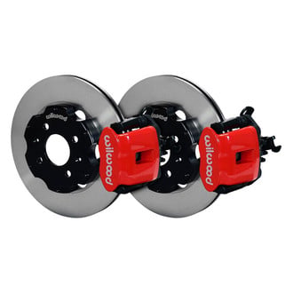Wilwood® - Combination Parking Plain Rotor Rear Brake Kit with Parking Brake Assembly