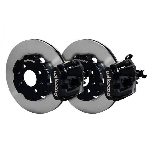 Wilwood® - Combination Parking Plain Rotor Rear Brake Kit with Parking Brake Assembly