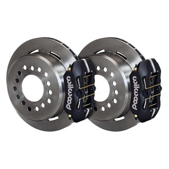 Wilwood® - Street Performance Plain Rotor Forged DynaPro Low-Profile Caliper Rear Brake Kit with Parking Brake Assembly