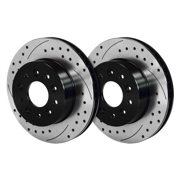 Wilwood® - Drilled and Slotted 1-Piece Front Brake Rotors and Hub Assembly