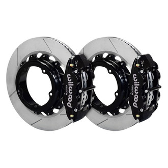 Wilwood® - Street Performance GT Slotted Rotor Forged Narrow Superlite Caliper Rear Brake Kit with Parking Brake Assembly