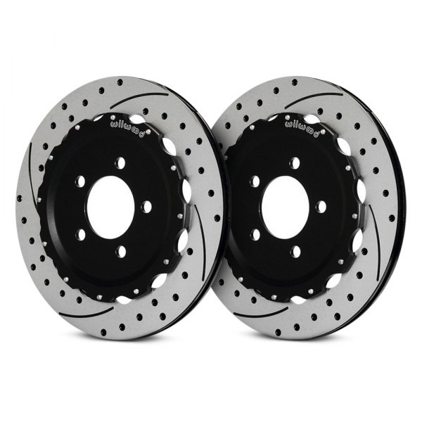 Wilwood® - Drilled and Slotted Rear Rotors