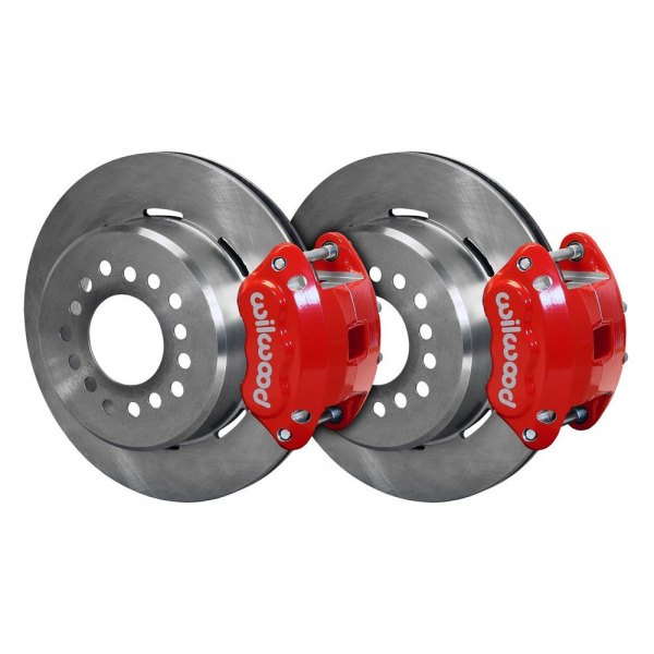 Wilwood® - Street Performance Plain Rotor D154 Caliper Rear Brake Kit with Parking Brake Assembly