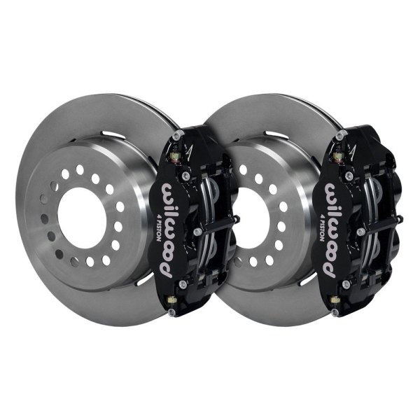 Wilwood® - Street Performance Plain Rotor D154 Caliper Rear Brake Kit with Parking Brake Assembly