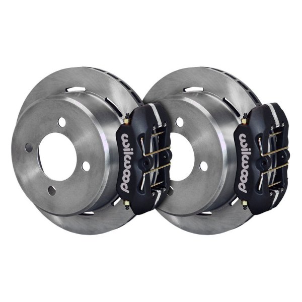 Wilwood® - Street Performance Plain Rotor Forged DynaPro Low-Profile Caliper Rear Brake Kit with Parking Brake Assembly