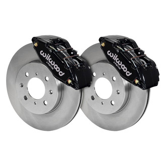 Wilwood® - Street Performance Plain Rotor Forged DynaPro Caliper Front Brake Kit