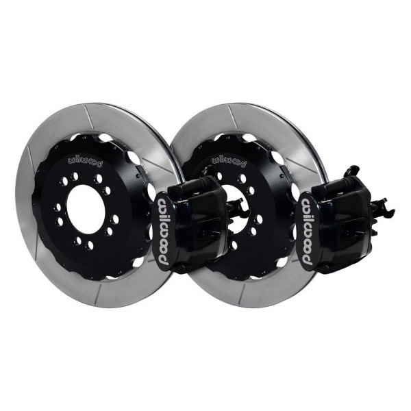 Wilwood® - Combination Parking Slotted Rotor Rear Brake Kit with Parking Brake Assembly