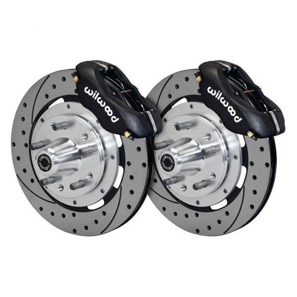 Wilwood® - Street Performance Drilled and Slotted Rotor Forged Dynalite Caliper Front Brake Kit