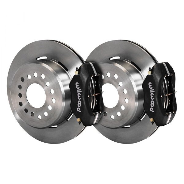 Wilwood® - Street Performance Plain Rotor Forged Dynalite Caliper Rear Brake Kit with Parking Brake Assembly