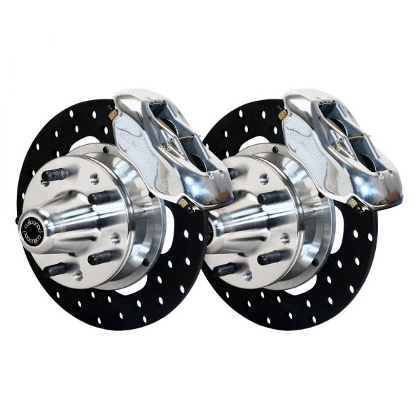 Wilwood® - Drag Race Drilled Rotor Forged Dynalite Caliper Front Brake Kit