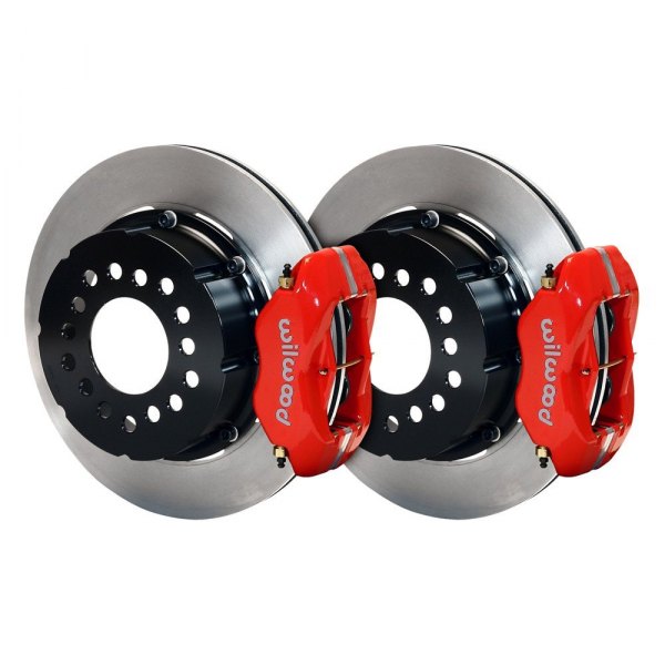 Wilwood® - Street Performance Plain Rotor Forged Dynalite Caliper Rear Brake Kit with Parking Brake Assembly