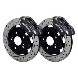 Wilwood® - Street Performance Drilled and Slotted Rotor Forged Dynalite Caliper Front Brake Kit