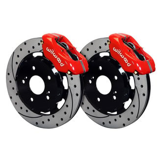 Wilwood® - Street Performance Drilled and Slotted Rotor Forged Dynalite Caliper Front Brake Kit