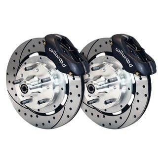 Wilwood® - Street Performance Drilled and Slotted Rotor Forged Dynalite Caliper Front Brake Kit