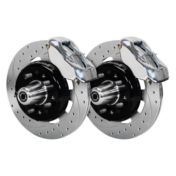 Wilwood® - Street Performance Drilled and Slotted Rotor Forged Dynalite Caliper Front Brake Kit