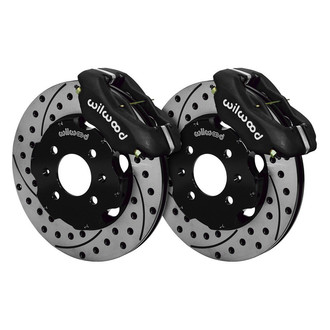 Wilwood® - Street Performance Drilled and Slotted Rotor Forged Dynalite Caliper Front Brake Kit