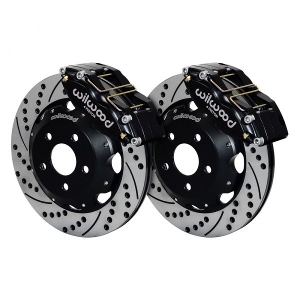 Wilwood® - Street Performance Drilled and Slotted Rotor DynaPro Caliper Front Brake Kit