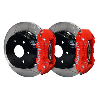 Wilwood® - Street Performance GT Slotted Rotor AERO4 Caliper Rear Brake Kit
