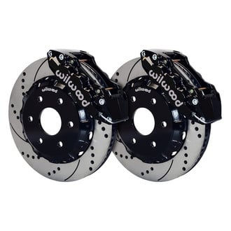 Wilwood® - Street Performance Drilled and Slotted Rotor AERO6 Caliper Front Brake Kit