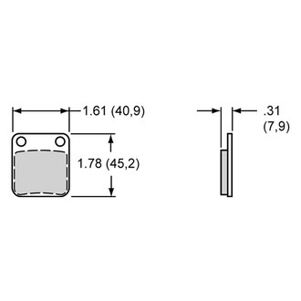 Wilwood® - Street Performance BP-10 Compound Brake Pads