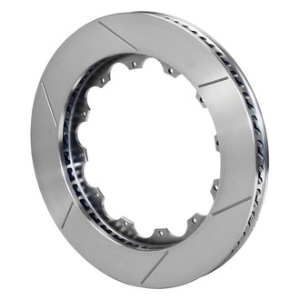 Wilwood® - GT Series 72 Curved Vane Slotted 2-Piece Passenger Side Brake Rotor