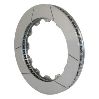 Wilwood® - GT Series 72 Curved Vane Slotted 2-Piece Driver Side Brake Rotor