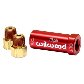 Wilwood® - 10Lb. Red Rpv Inline Brake Kit with Fitting