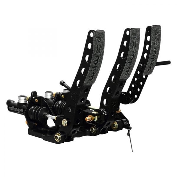 Wilwood® 340-12411 - Floor Mount Brake/Clutch and Throttle Pedals with ...