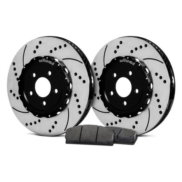 Wilwood® - Drilled and Slotted Front Rotor and Pad Kit