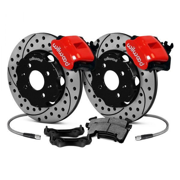 Wilwood® - Combination Parking Drilled and Slotted Brake Kit